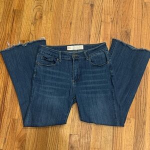 70’s Pink Label Classic Dark Blue Flare Jeans